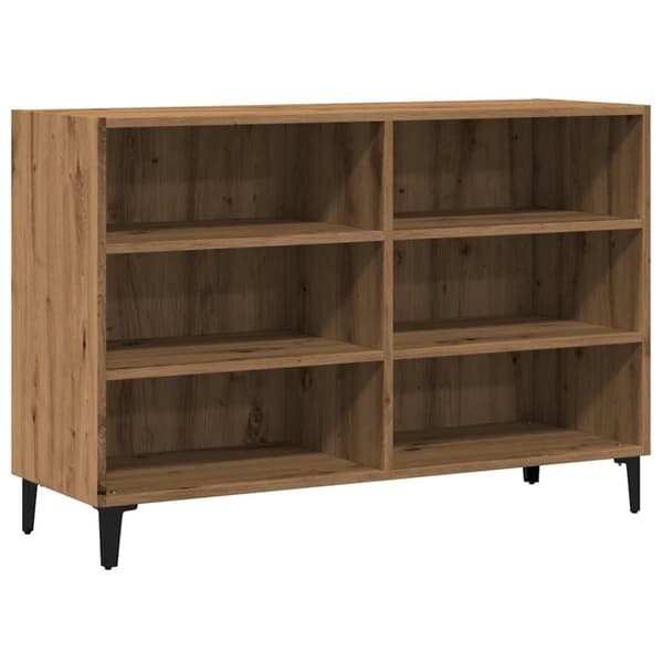 vidaXL Skjenk artisan eik 103,5x35x70 cm konstruert tre