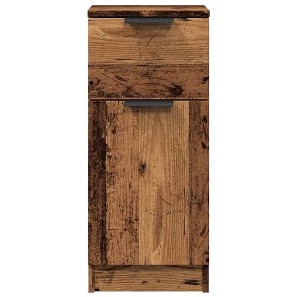 vidaXL Senkit 2 kpl vanhaa puuta 30x30x70 cm tekninen puu