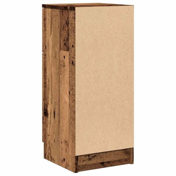 vidaXL Senkit 2 kpl vanhaa puuta 30x30x70 cm tekninen puu
