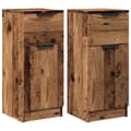 Pikkukuva 1 / 11: vidaXL Senkit 2 kpl vanhaa puuta 30x30x70 cm tekninen puu