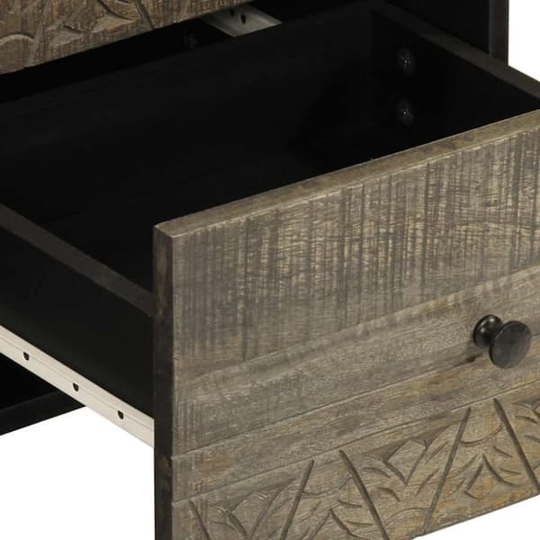 vidaXL Skjenk 40x33x75 cm heltre mango