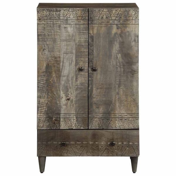 vidaXL Highboard 60x33x110 cm heltre mango