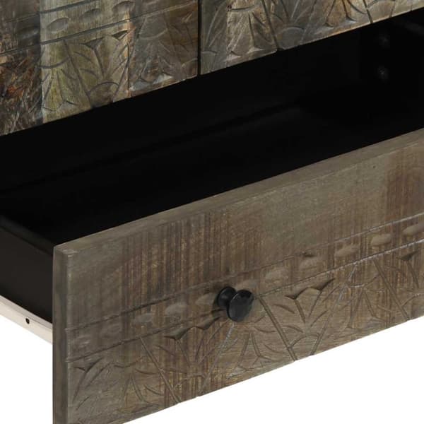 vidaXL Highboard 60x33x110 cm heltre mango