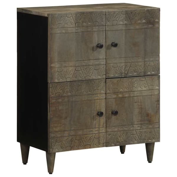vidaXL Skjenk 60x33x75 cm heltre mango