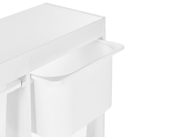 Hylde med 6 skuffer Hvid spånplade Plast Unikt børneværelse Moderne design