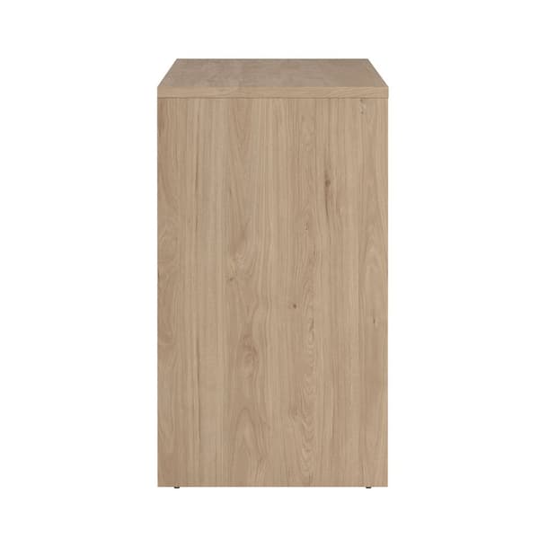 Next skänk 4 dörrar, 1 låda ek-dekor, vit högblanka.