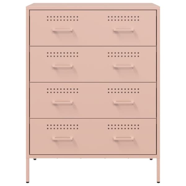 Skänk rosa 68x39x89 cm stål