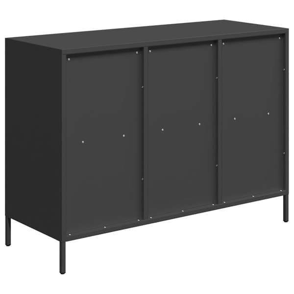 Skänk svart 101,5x39x73,5 cm kallvalsat stål