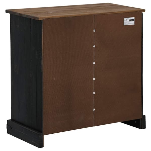 vidaXL Skjenk HALDEN med skyvedør svart 80x40x80 cm heltre