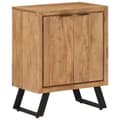 Pikkukuva 11 / 11: vidaXL Senkki kahdella ovella 55x36x72 cm täysi akasiapuu