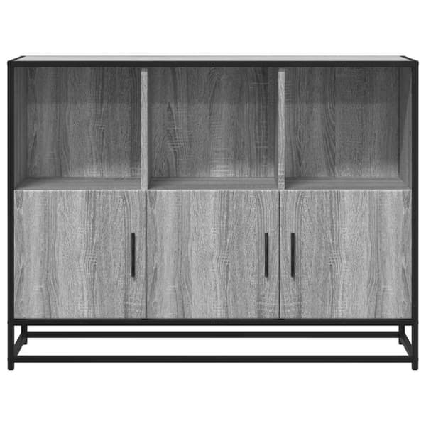 vidaXL Skjenk grå sonoma 100x35x76 cm konstruert tre