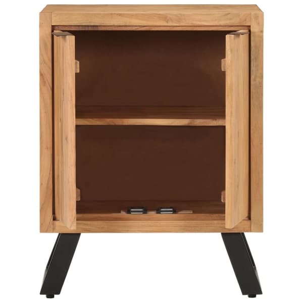 vidaXL Skjenk med 2 dører 55x36x72 cm heltre akasie