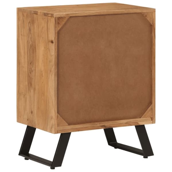 vidaXL Skjenk med 2 dører 55x36x72 cm heltre akasie