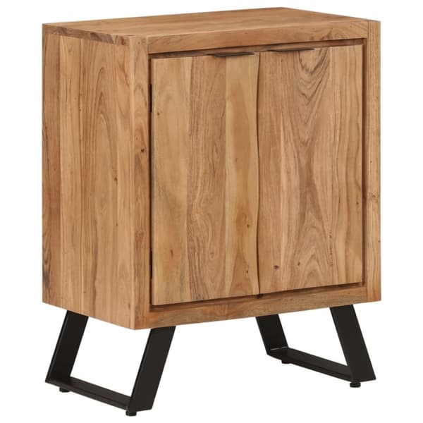 vidaXL Skjenk med 2 dører 55x36x72 cm heltre akasie