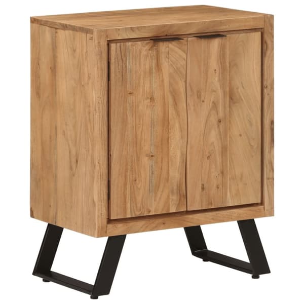 vidaXL Skjenk med 2 dører 55x36x72 cm heltre akasie