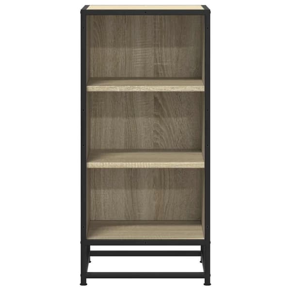 vidaXL Skåp sonoma-ek 35,5x35x76 cm konstruerat trä och metall