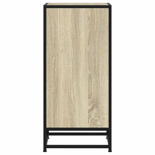 vidaXL Skåp sonoma-ek 35,5x35x76 cm konstruerat trä och metall