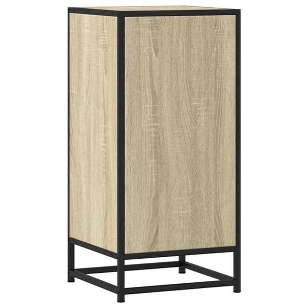 vidaXL Skåp sonoma-ek 35,5x35x76 cm konstruerat trä och metall