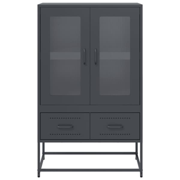vidaXL Kaappi antrasiitti 68x39x111,5 cm teräs
