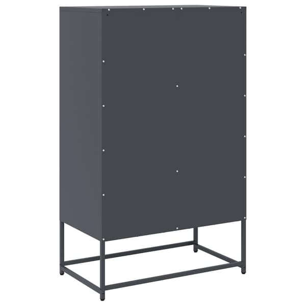 vidaXL Kaappi antrasiitti 68x39x111,5 cm teräs