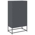 Miniatyrbilde 9 av 11: vidaXL Highboard antrasitt 68x39x123 cm stål