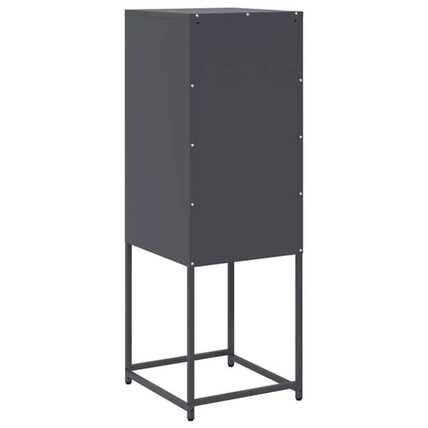 vidaXL Skjenk Antrasitt 36x39x107 cm Kaldvalset Stål
