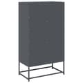 Pikkukuva 9 / 11: vidaXL Highboard Antrasiitti 68x39x123 cm terästä
