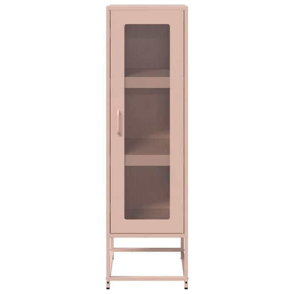 vidaXL Highboard Rosa 36x39x123 cm Kaldvalset stål