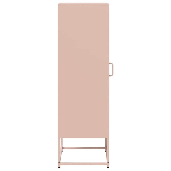 vidaXL Highboard Rosa 36x39x123 cm Kaldvalset stål