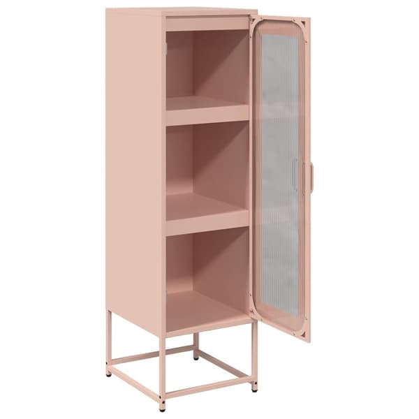 vidaXL Highboard Rosa 36x39x123 cm Kaldvalset stål