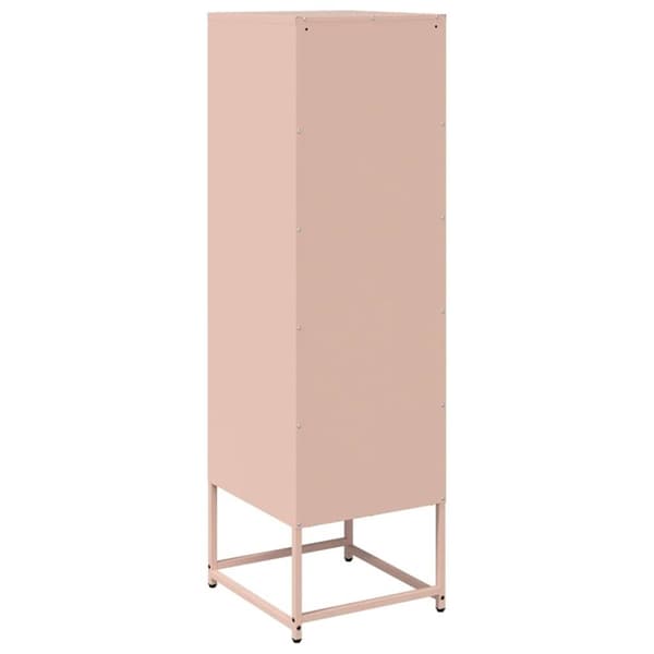 vidaXL Highboard Rosa 36x39x123 cm Kaldvalset stål