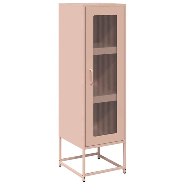 vidaXL Highboard Rosa 36x39x123 cm Kaldvalset stål