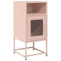 Miniatyrbilde 3 av 11: vidaXL Nattskap Rosa 36x39x78 cm Kaldvalset Stål