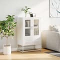 Miniatyrbilde 4 av 11: vidaXL Highboard hvit 68x39x111,5 cm stål
