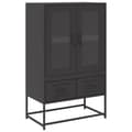 Miniatyrbillede 3 af 11: vidaXL skab 68x39x111,5 cm stål sort