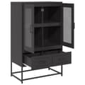 Miniatyrbillede 7 af 11: vidaXL skab 68x39x111,5 cm stål sort