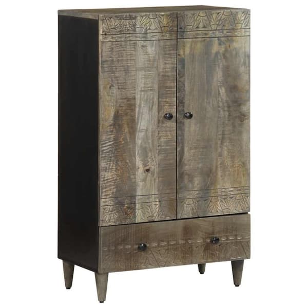 vidaXL Highboard 60x33x110 cm Massiivipuu Mango