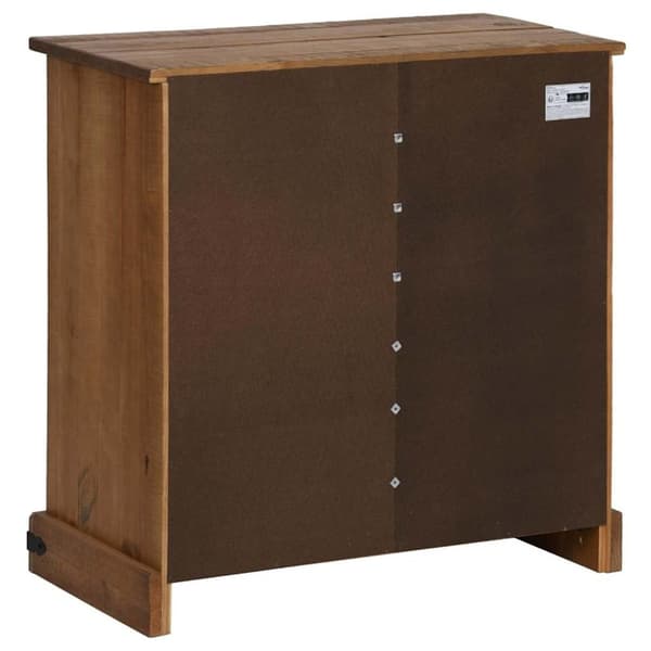 vidaXL skænk HALDEN med skydedør 80x40x80 cm massivt træ