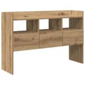 Miniatyrbild 3 av 11: vidaXL Skänk artisan ek 105x30x70 cm konstruerat trä