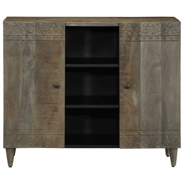 vidaXL skænk 90x33x75 cm massivt mangotræ