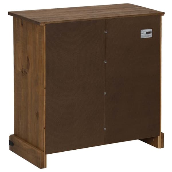 vidaXL skænk HALDEN med skydedør 80x40x80 cm massivt træ