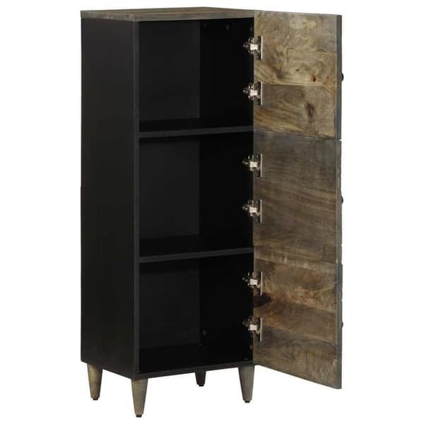 vidaXL skab 40x33x110 cm massivt mangotræ
