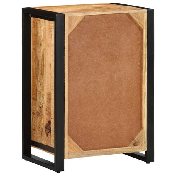vidaXL skuffeskab 50x35x70 cm massivt ru mangotræ
