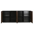 Miniatyrbilde 3 av 8: Sidebord Home ESPRIT Brun Svart Tre MDF 188,4 X 42,1 X 80,6 cm