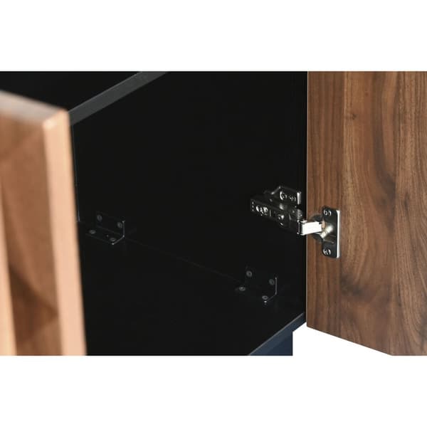 Sidebord Home ESPRIT Brun Svart Tre MDF 188,4 X 42,1 X 80,6 cm
