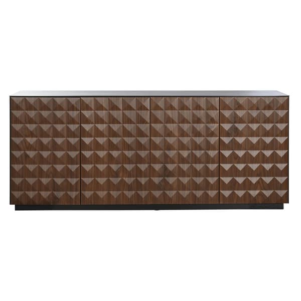 Sidebord Home ESPRIT Brun Svart Tre MDF 188,4 X 42,1 X 80,6 cm