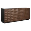 Miniatyrbilde 1 av 8: Sidebord Home ESPRIT Brun Svart Tre MDF 188,4 X 42,1 X 80,6 cm