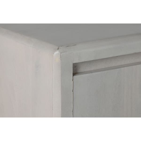 Sivupöytä Home ESPRIT Valkoinen Mangopuu 182 x 45 x 76 cm