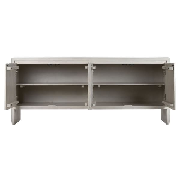 Sivupöytä Home ESPRIT Valkoinen Mangopuu 182 x 45 x 76 cm
