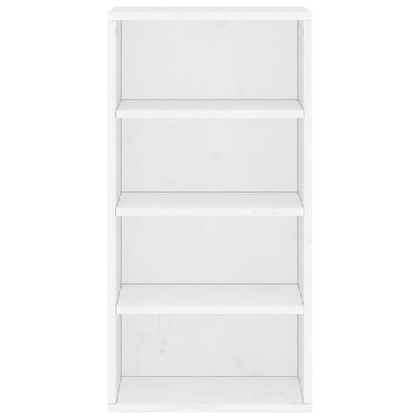 vidaXL Sideskap ODDA hvit 40x24x79 cm heltre furu
